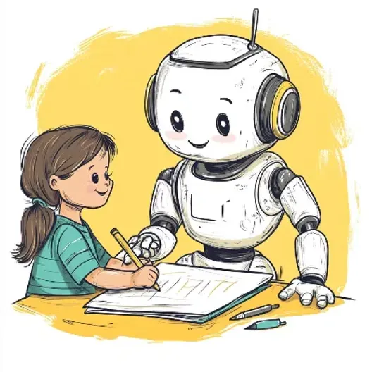 Student learning with a personalized AI tutor