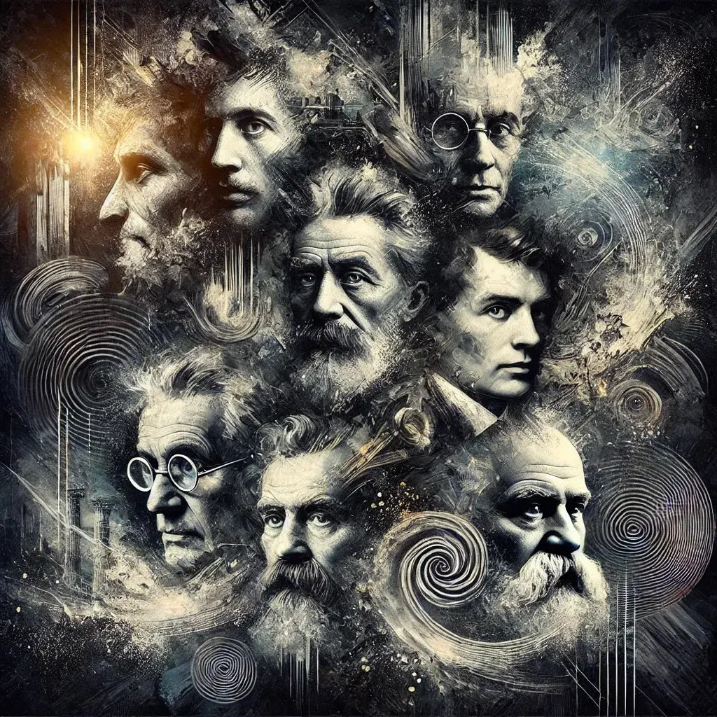 Portraits of philosophers who shaped a personal perspective