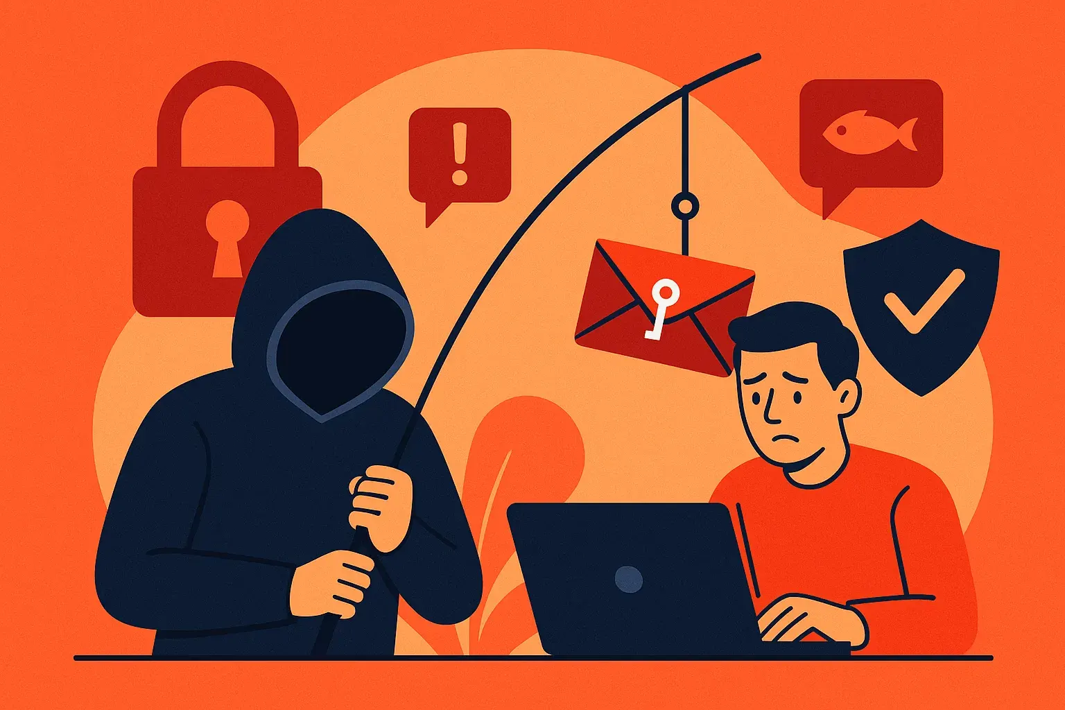 Phishing email being identified and reported