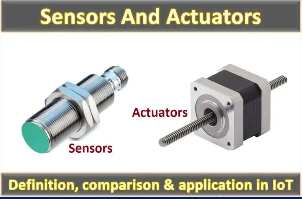 Sensors and actuators on an automated production machine